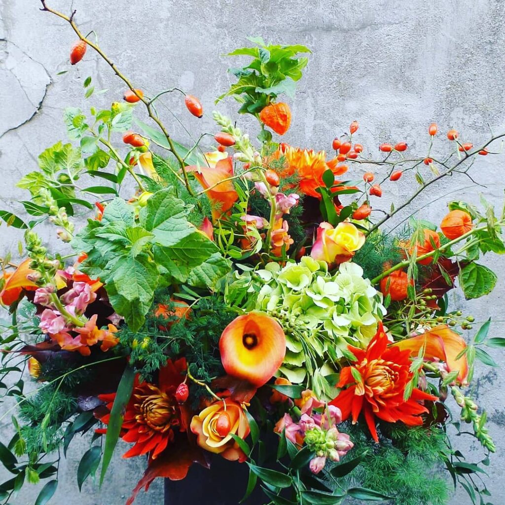 Rouwbiedermeier herfst