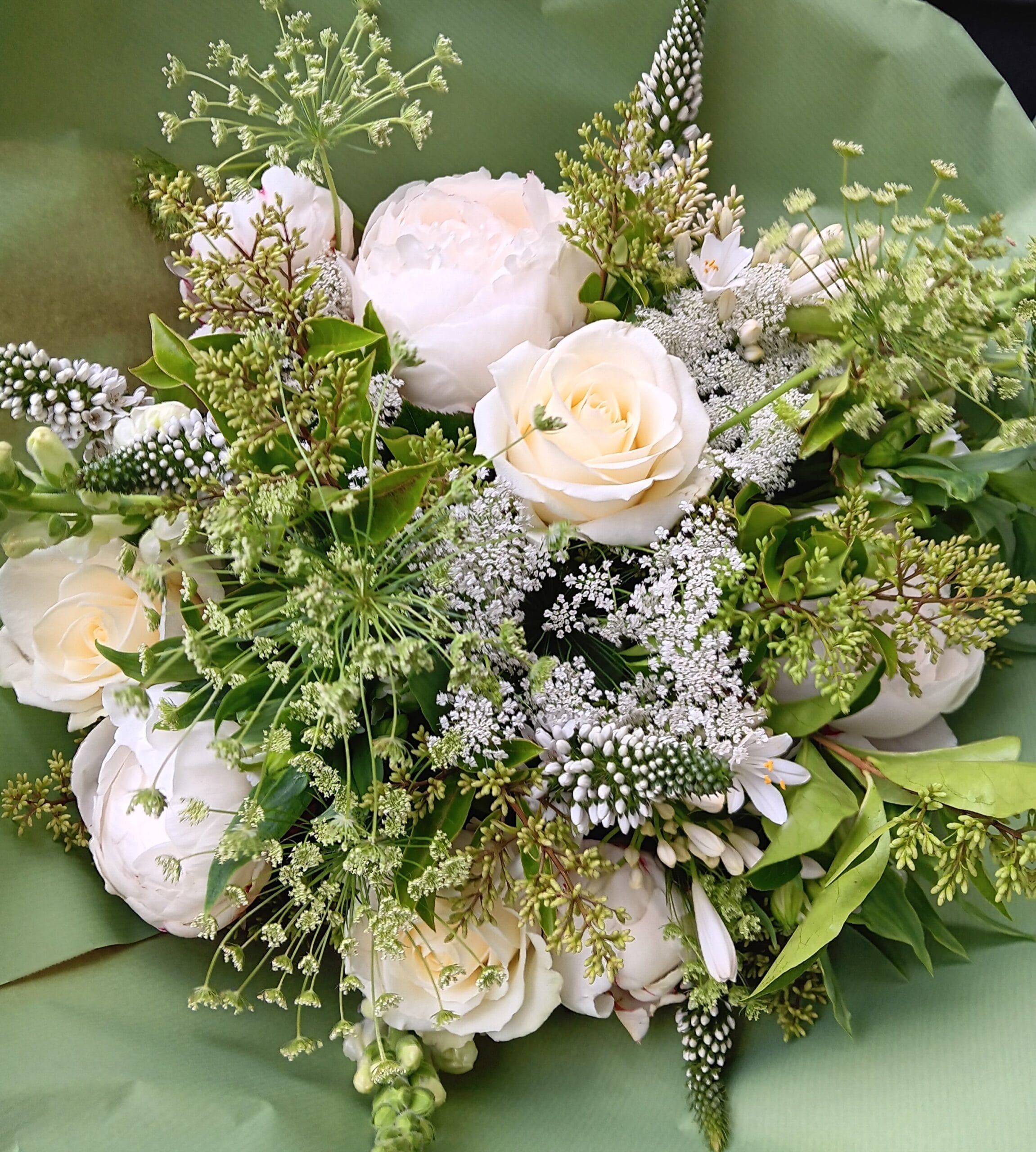 Biedermeier boeket wit 1 Biedermeier boeket wit