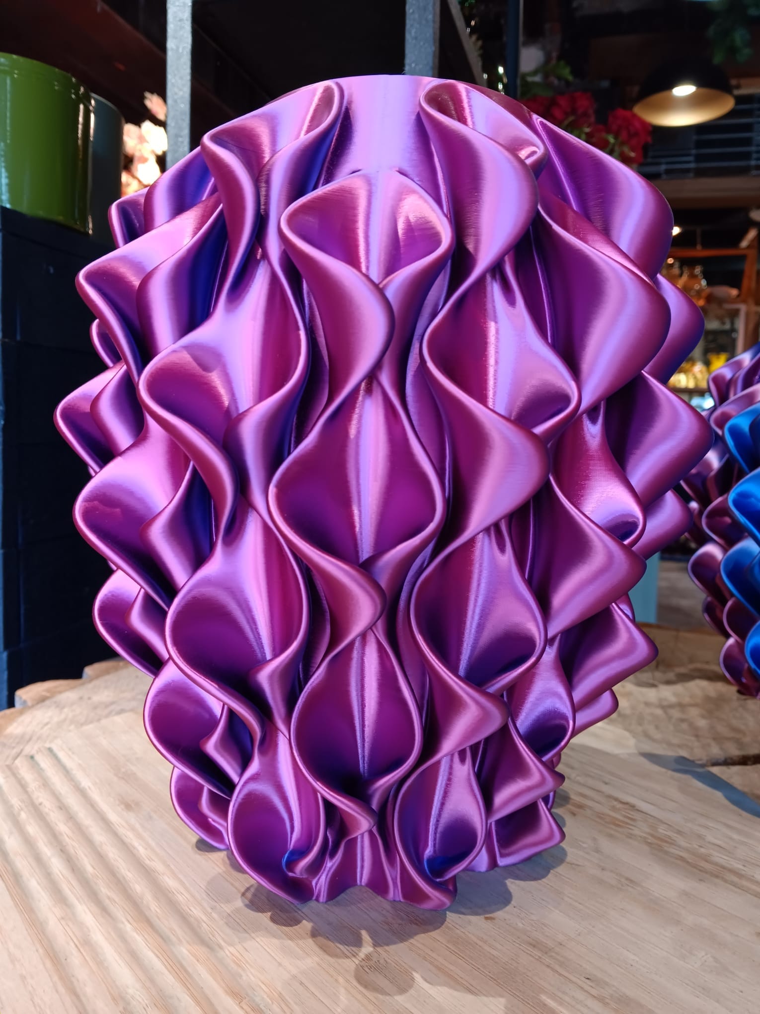 3d Vaas Roze-Paars-Blauw 3 3d vaas roze
