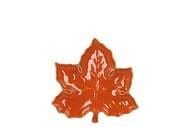 LEAF MAPLE PLATE ORANGE 11X11X3CM NM 1 LEAF MAPLE PLATE ORANGE 11X11X3CM NM