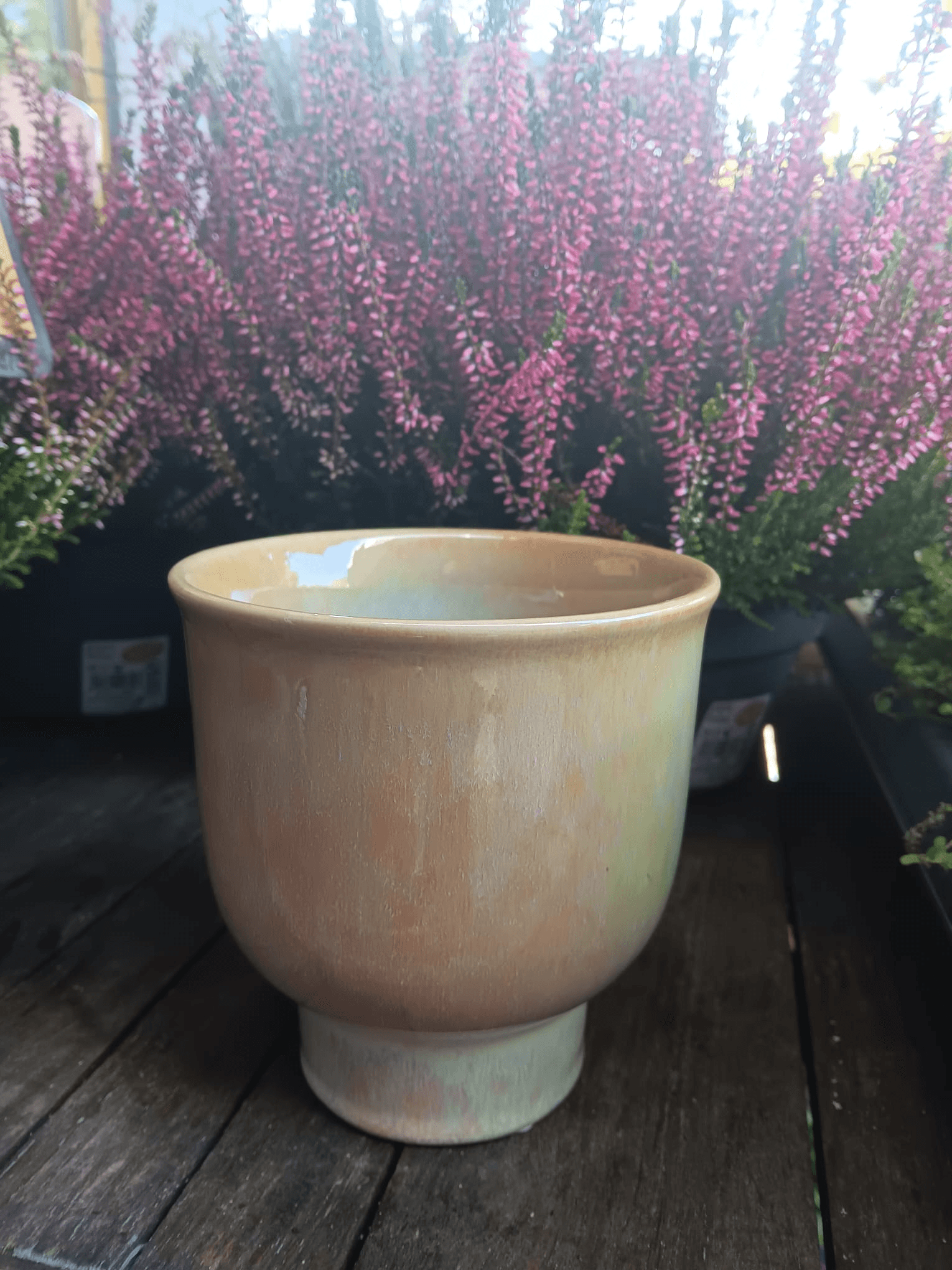 Pot ...Keramiek H% - 13CM POT/STONE/AMBER/??12 H13 1 Pot ...Keramiek H% - 13CM POT/STONE/AMBER/??12 H13